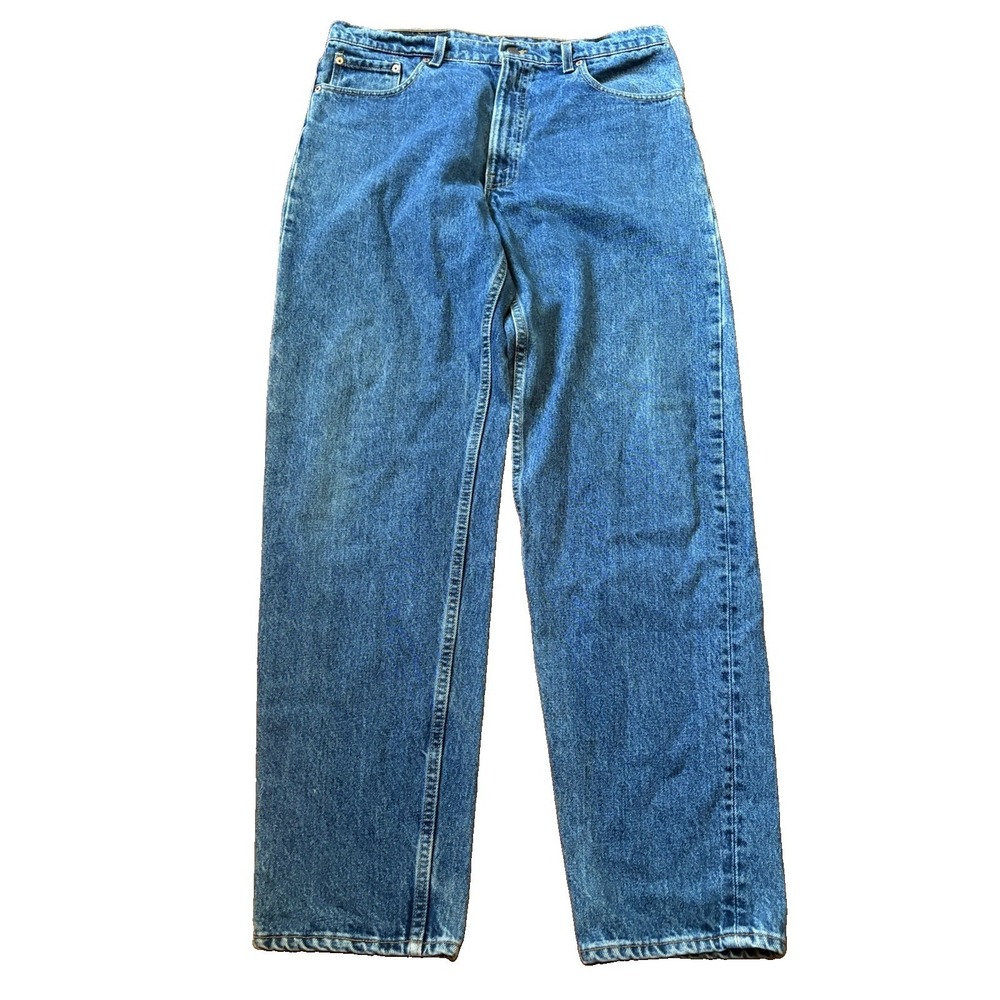 Vintage Levis 550 Jeans Men's 38 x 34  Blue Relaxed Fit Y2K‎ 90s Grunge